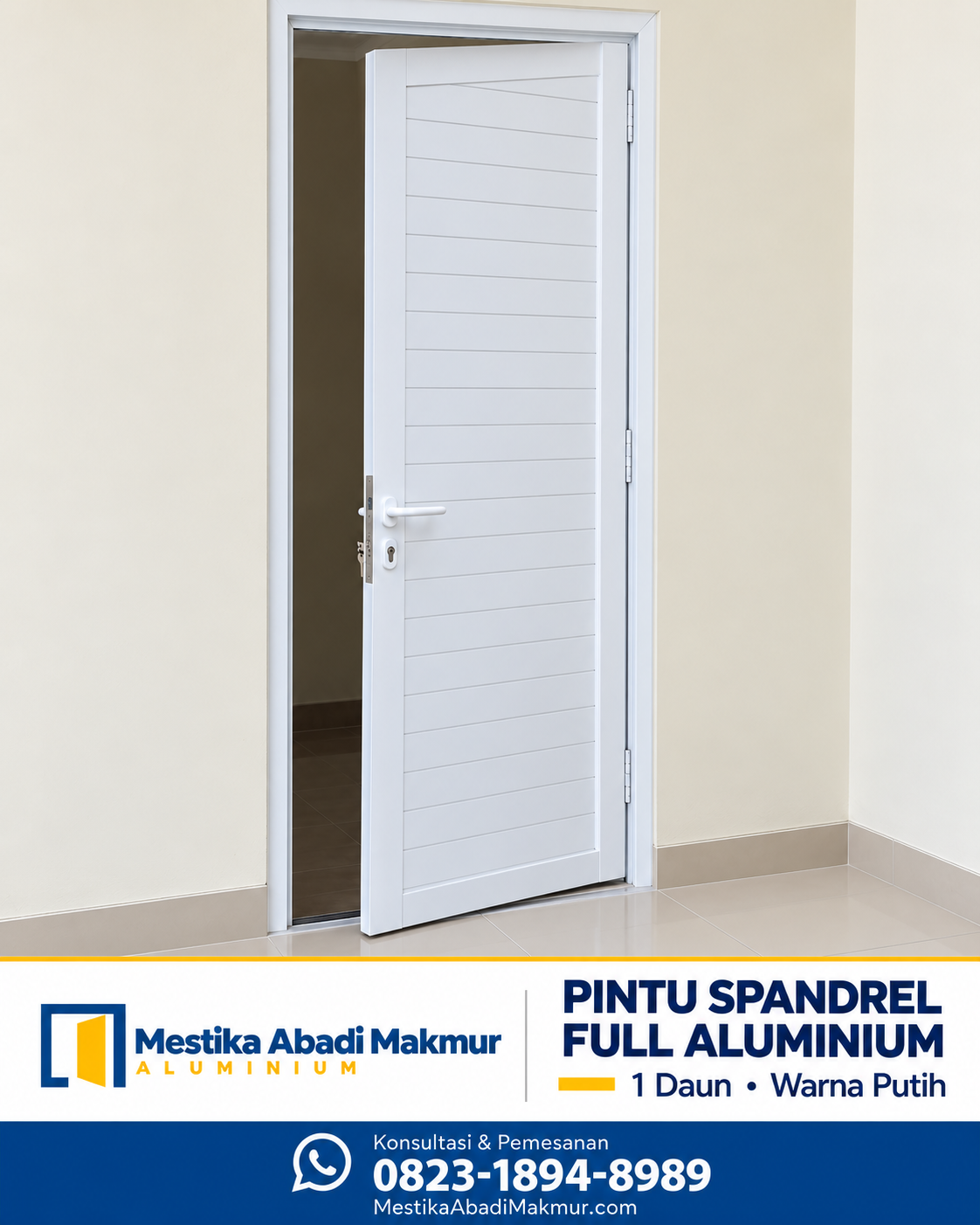 Foto produk pintu spandrel full aluminium Mestika Abadi Makmur