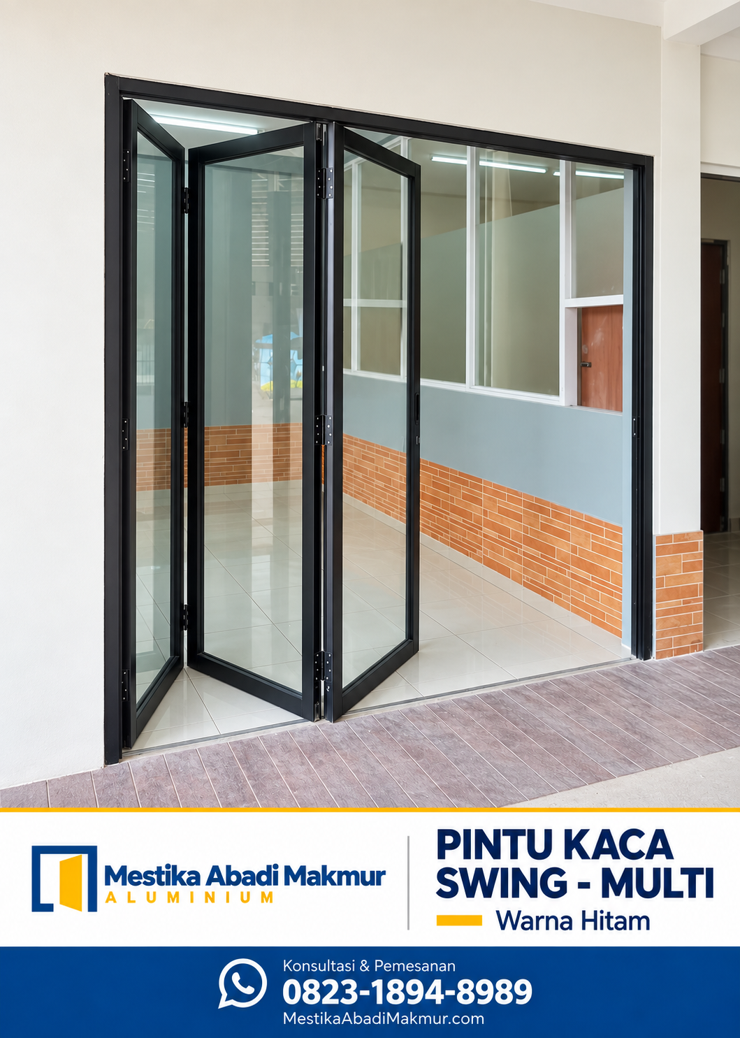 Foto produk pintu kaca swing multi Mestika Abadi Makmur